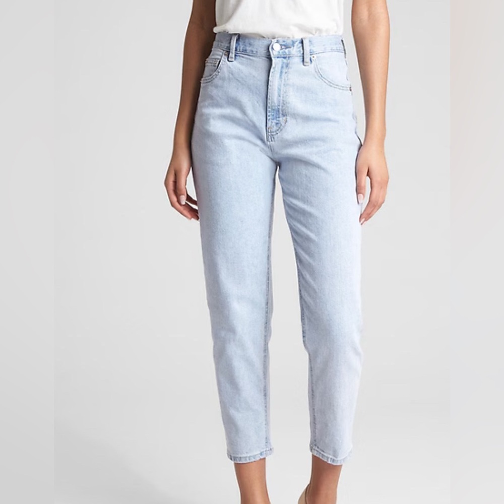 Gap Mom Jean high-rise Crops